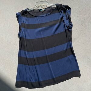 Alice & Olivia striped silk blouse